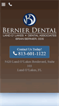 Mobile Screenshot of bernierdental.com