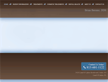Tablet Screenshot of bernierdental.com